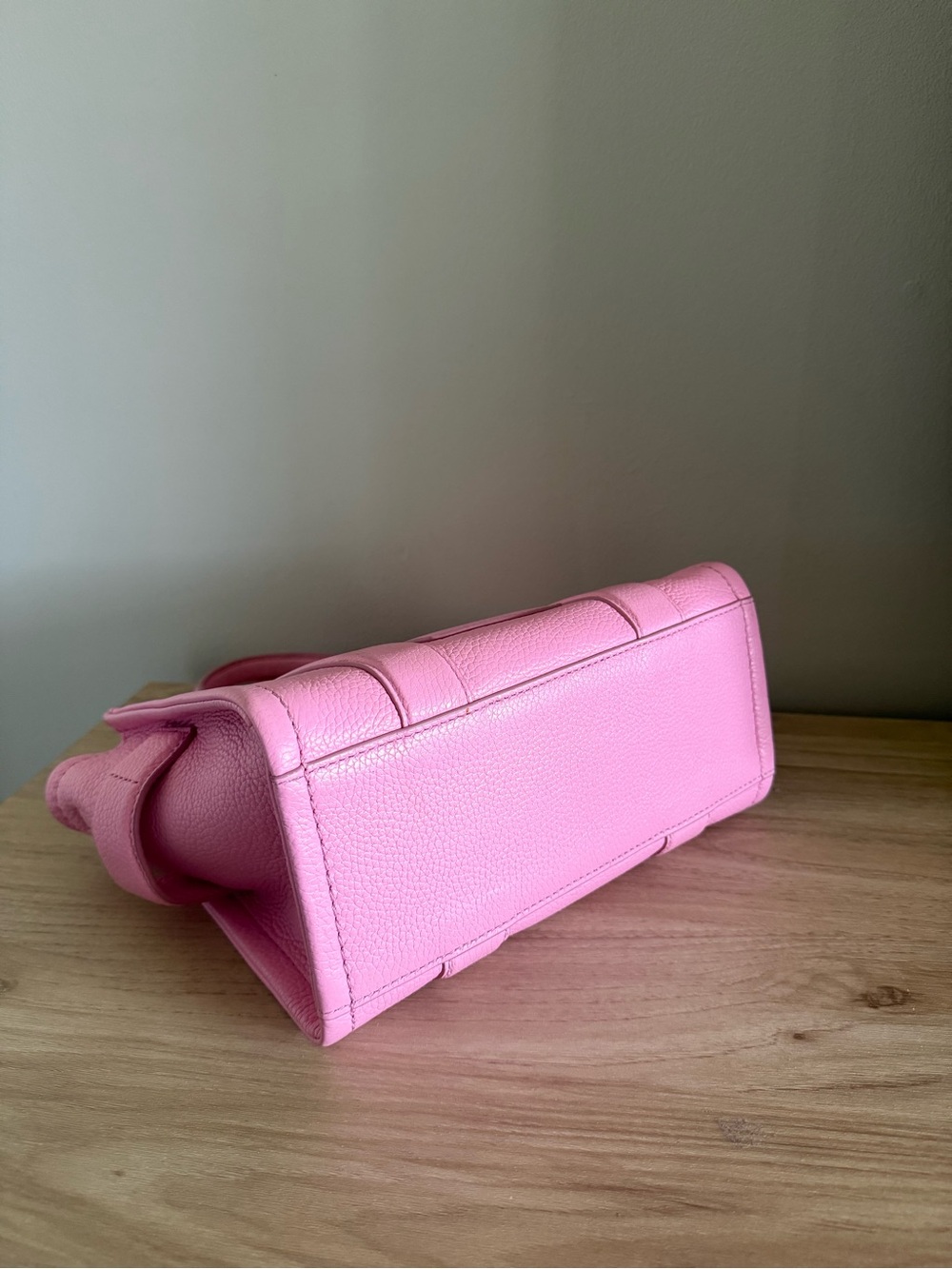 Marc Jacobs The Small Tote Bag Leather - Candy Pink - Picture 4 of 8